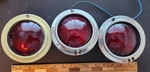 1935 Corning Single Bulb Taillights, Glass Lens, Lot Of. Fixed Price $10.00.