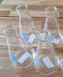 Lot 4X Pyrex Vista No. 70980 500ML Erlenmeyer Flask Lab Beaker. Fixed Price $64.99.