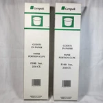 Genpak F100 Oz Paper Portion Cups 450 (250 Ct Boxes Less 50). Fixed Price $15.00.