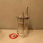 Sartorius Stedim 10L Jacketed Double Wall Glass Bioreactor Fermenter Vessel. Fixed Price $7800.00.