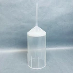 Chemglass Funnel 500 Ml Optichem Pe Frit Total Of 8 Filters. Fixed Price $70.00.