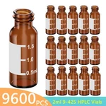 9600PCS 2ML Hplc Lab Brown Glass Vials Leak Proof 9-425 Screw Top, Borosilicate. Fixed Price $669.99.