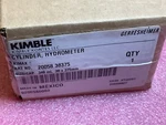 Kimble Cylinder Hydrometer 20058 38375 340ML 38X375MM. Fixed Price $40.00.