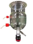 Chemglass 500ML Jacketed Reaction Vessel 100MM Flange W Drain Valve CG-1930-23. Fixed Price $524.99.
