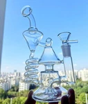 Heady Coil Honeycomb Recycler Rig Pipes Bong Glass Smoking Water Shushi Triangle. Fixed Price $25.99.