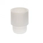Simport T401-3W Polyethylene Plug Caps 12MM 17MM White Bag Of 1,000. Fixed Price $8.88.