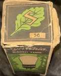 Nib 1920S Rare Small Oak Leaf Globe Sylvania Engraved Base 56 Tube Tested 100%. Fixed Price $167.82.