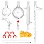 Vevor Lab Glassware Distillation Kit 1000ML 3.3 Boro 14 Pcs Equipment. Fixed Price $58.99.