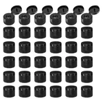 36PCS 24/410 Flips Top Caps For Bottles Black. Fixed Price $11.93.
