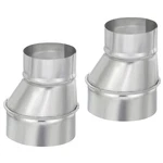 Patikil 4" To 3" Eccentric Duct Reducer, 2PCS Galvanized Iron. Fixed Price $41.37.