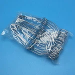 10 Pcs Labs Stoddard Test Tube Clamp, Stainless Steel With Finger Silver. Fixed Price $19.77.