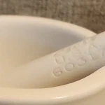 Coorstek Mortar & Pestle 60316/ 60317 - 5OZ Capacity 6" Length Porcelain. Fixed Price $30.00.