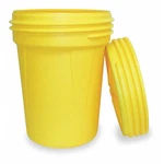 Eagle Mfg 1600SL Open Head Salvage Drum, Polyethylene, 30 Gal, Unlined, Yellow. Fixed Price $79.79.