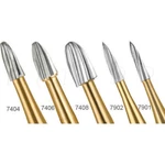 5/10PCS Dental Carbide Trimming & Finishing Burs FG7404/7406/7408/7901/7902/7903. Fixed Price $136.00.