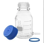 Chemglass 500ML Transfer Media Bottle W/hose Barb GL-45 Screw Cap CLS-1423. Fixed Price $54.99.