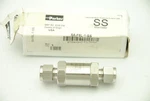 Parker 6A-F6L-1-SS, Instrumentation Filter, Pipe Size 3/8", New. Fixed Price $81.24.