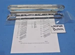 Maxos Size 08 Reflex Flat Gauge/gage Glass, 320 34 17 Mm. Fixed Price $10.00.