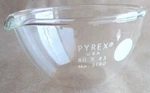 Corning Pyrex #3180-80, 45MM, 140ML, Flat Bottom Evaporating Dishes. Fixed Price $10.00.