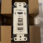 Hall Research EX-4KU-WP Single Gang Wall Plate. Fixed Price $79.00.