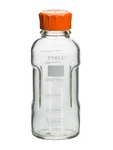 Pyrex 500ML Slim Line Graduated Glass Media Storage Bottle With Wide Mouth. Fixed Price $32.99.