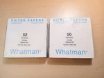 2X Whatman 1452-150 Filter Circles, 150MM Dia, Hardened Low Ash Grade 52, 100/PK. Fixed Price $24.95.