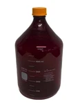 Used Pyrex Glass Low Actinic Hplc Round Media Storage Bottle GL-45 51395-5L. Fixed Price $129.99.