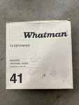 41 Whatman Filter Paper; 100 Circles 15CM Ashless. Fixed Price $29.99.