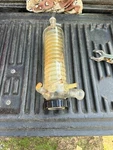 Buchi Glass Diagonal Condenser W/ Stopper, Connector, Spring. Fixed Price $250.00.