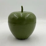 Vintage Mitchell Gould Olive Green Apple Plastic Covered Storage Box Mcm Kitchen. Fixed Price $11.98.