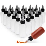 Juvale 24 Pack Clear 2OZ Bottles With Caps For Kitchen Condiments. Fixed Price $28.34.
