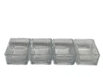 (4) Laboratory 10-SLIDE Rectangular Soda-lime Glass Staining Dishes (no Lid). Fixed Price $35.99.