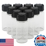 Ellbest 10ML 0.3 Oz Clear Glass Vials Screw Caps Small Liquid Sampling Sample. Fixed Price $10.60.