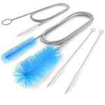 Bozenu Flexible Drain Brush, 66 Inch Long Double Ended Hose Pipe And 58 Blue. Fixed Price $11.94.
