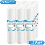 12 Pack Micron 10X2.5" Sediment Water Filter For Aqua-pure AP11T, AP101T AP110. Fixed Price $34.99.
