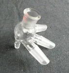 Ace Glass 14/20 Cow Type Fractional Vacuum Distillation Receiver 9403-08. Fixed Price $53.99.