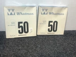 Whatman 50 Hardened Filter Paper 12.5CM 100 Circles Lab Sealed Lot. Fixed Price $34.87.