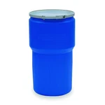 Eagle Mfg 1610MBGF Open Head Transport Drum, Polyethylene, 14 Gal, Unlined, Blue. Fixed Price $57.10.