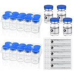 Threlaco 20 Pcs 5ML Sealed Sterile Empty Vials With Self Healing Injection Port. Fixed Price $20.50.