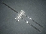 Chemglass High Vacuum Double Oblique Stopcock W/10MM Od Sidearms, No Plug. Fixed Price $20.99.