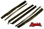 1968-1972 Buick Skylark Gs Special Dr Chrome Quarter Glass Weatherstrip Set. Fixed Price $127.00.