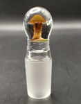 Mushroom 19MM Glass Male Ground Joint Stopper Cap. Fixed Price $19.75.