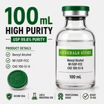Benzyl Alcohol Usp Grade 99.8% Purity Nf/fcc Cas 100-51-6 Lab & Industrial Use. Fixed Price $16.99.