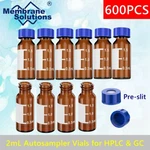 600-2ML Hplc Vials, 9-425 Lab Clear 9MM Blue Abs Screw Caps & Septa For Gc. Fixed Price $109.99.