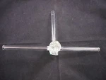 Chemglass Stopcock T-bore 4MM 20/44 Plug Size 12MM Od Sidearms. Fixed Price $37.89.