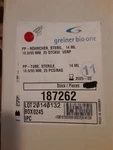 Greiner BIO-ONE(14ML)ROUND Bottom Pp W/screw Cap Sterile (lot Of 100) 187262. Fixed Price $24.28.