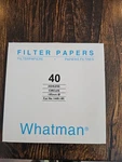 WHA1440185 Whatman Filter Paper Hardened Ashless Grade Circle. Fixed Price $49.79.