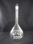 Chemglass 2000ML 2L Class Volumetric Flask Stopper #27 CG-1600-10 1/PACK. Fixed Price $32.99.