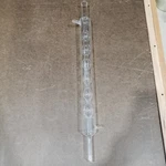 Pyrex Allihn Condenser Jacketed Glass Column 21" Long Distillation. Fixed Price $52.28.