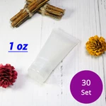 30 Empty 1OZ Frosted Pe Tubes Squeeze Cosmetic Cream Lotion Travel Bottles B2. Fixed Price $10.99.