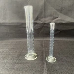 Set Of 2 Glass Graduated Cylinders 50 Ml & 10 Laboratory Scientific Measuring. Fixed Price $20.00.